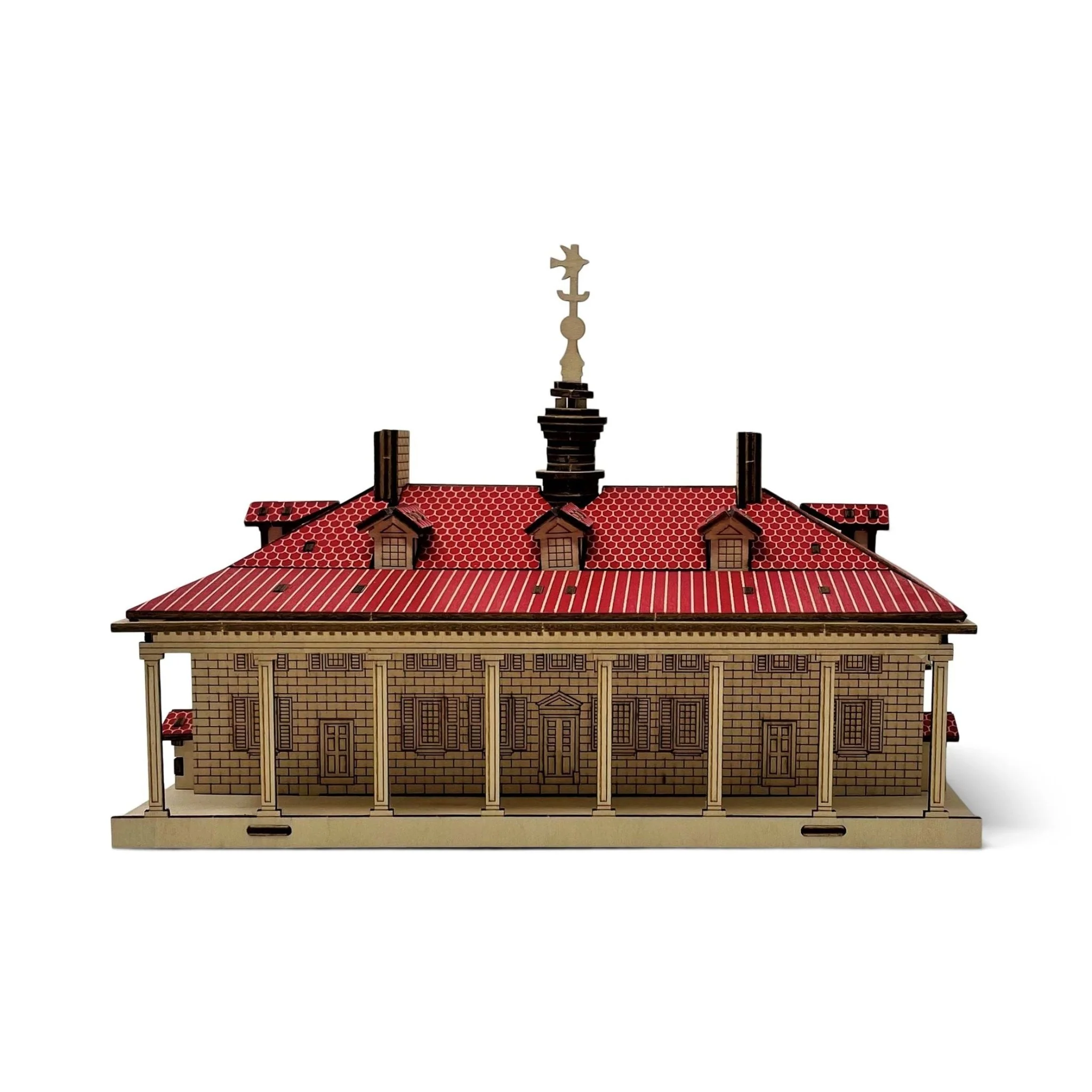 3D Mount Vernon Mansion Wood Puzzle - Image 3
