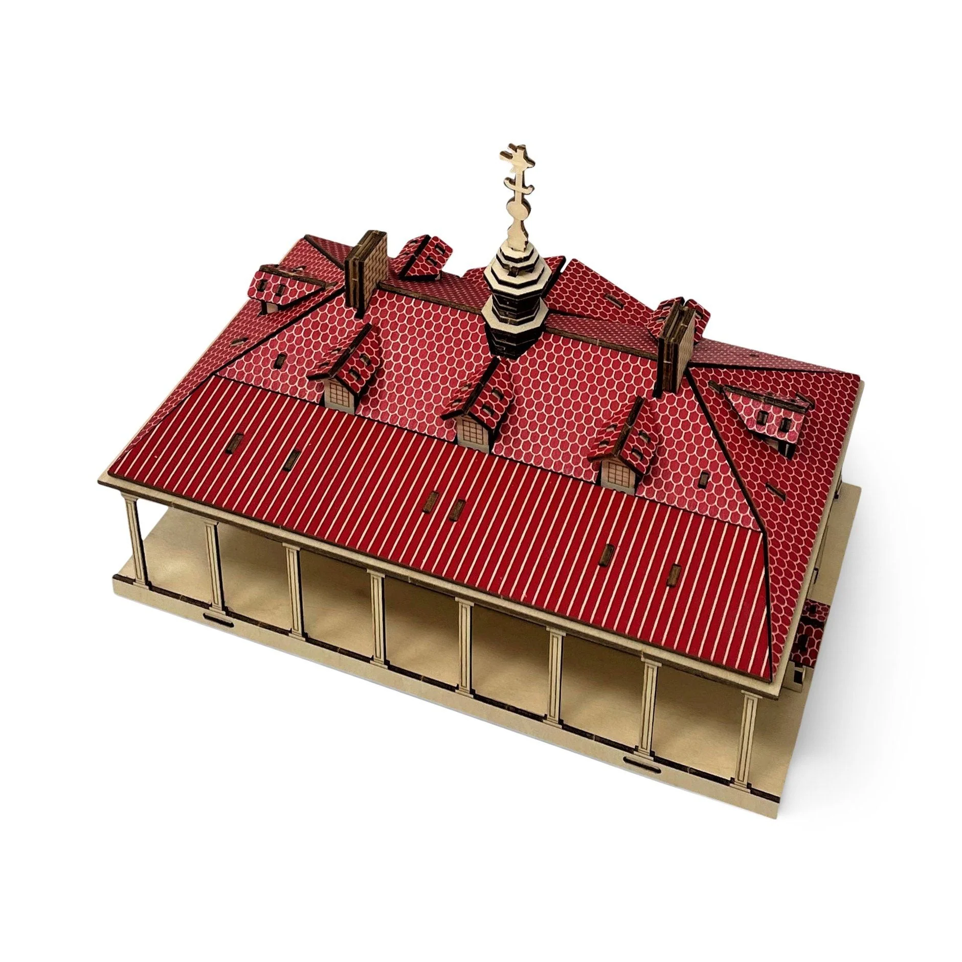 3D Mount Vernon Mansion Wood Puzzle - Image 5