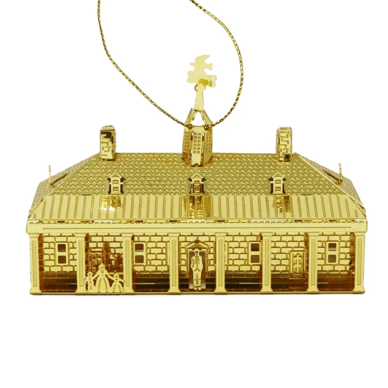 3D Brass Mount Vernon Mansion Ornament - Image 3