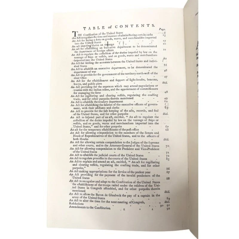 Acts of Congress 1789 – Special Collector’s Edition - Image 6