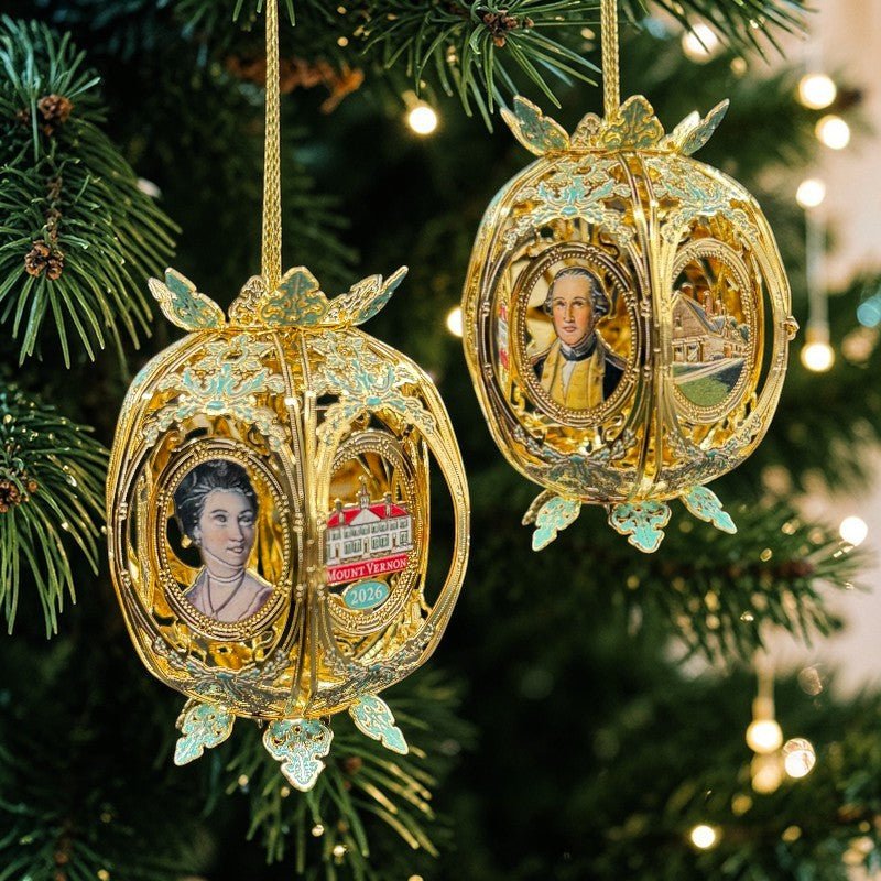 Mount Vernon 3D Ball Ornament – 2026