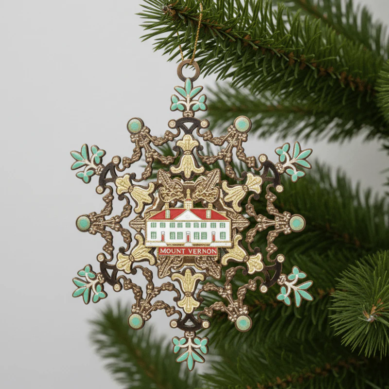Mount Vernon Snowflake Ornament