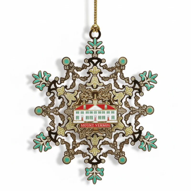 Mount Vernon Snowflake Ornament - Image 2