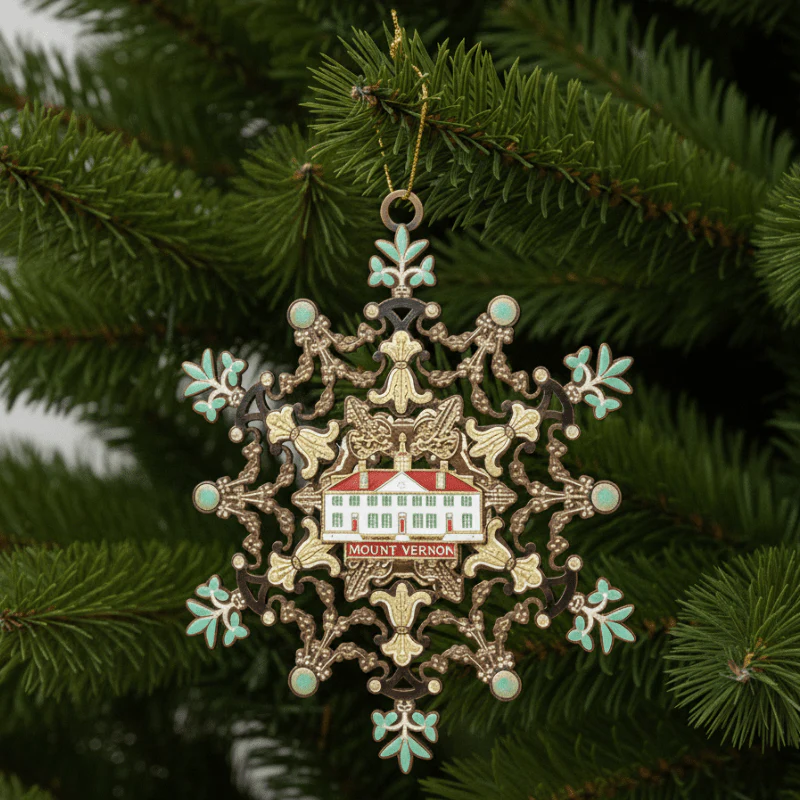 Mount Vernon Snowflake Ornament - Image 4