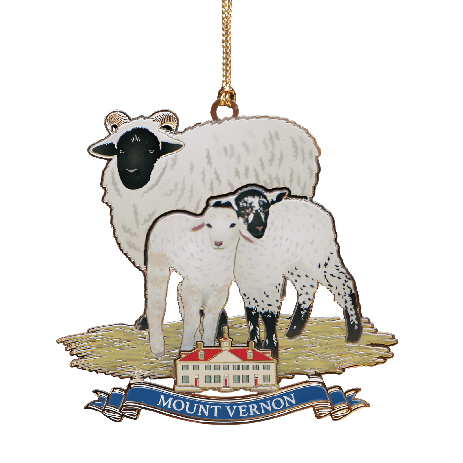 Mount Vernon Sheep Ornament - Image 2
