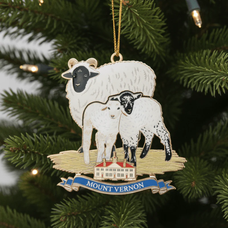 Mount Vernon Sheep Ornament - Image 3