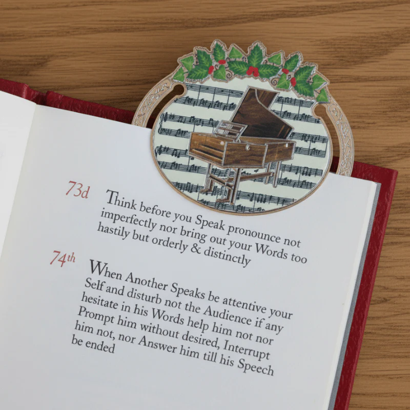 Mount Vernon Harpsichord Page Clip - Image 3