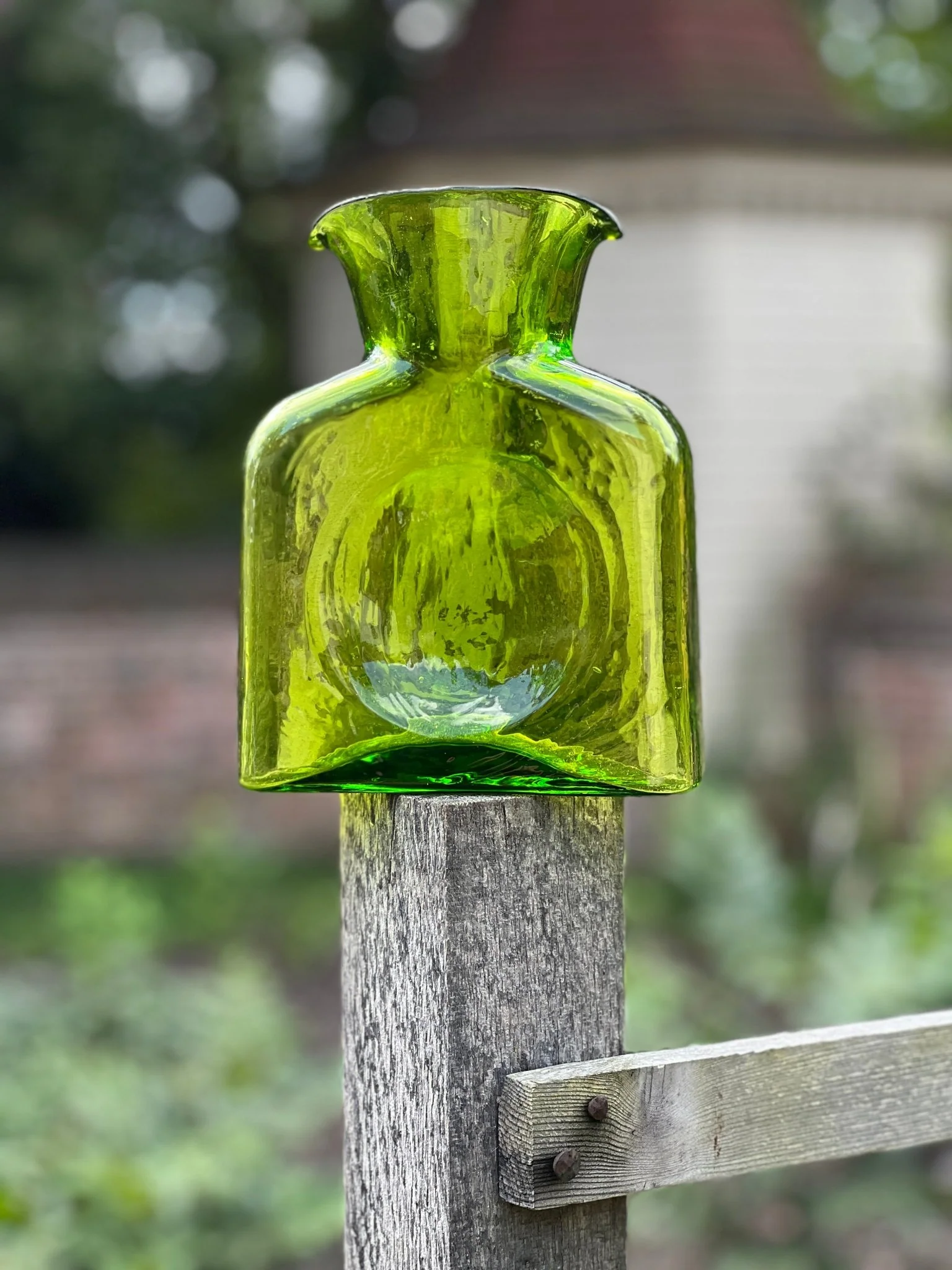 Blenko Water Bottle - Olive Water Bottle - Large or Mini - Image 5