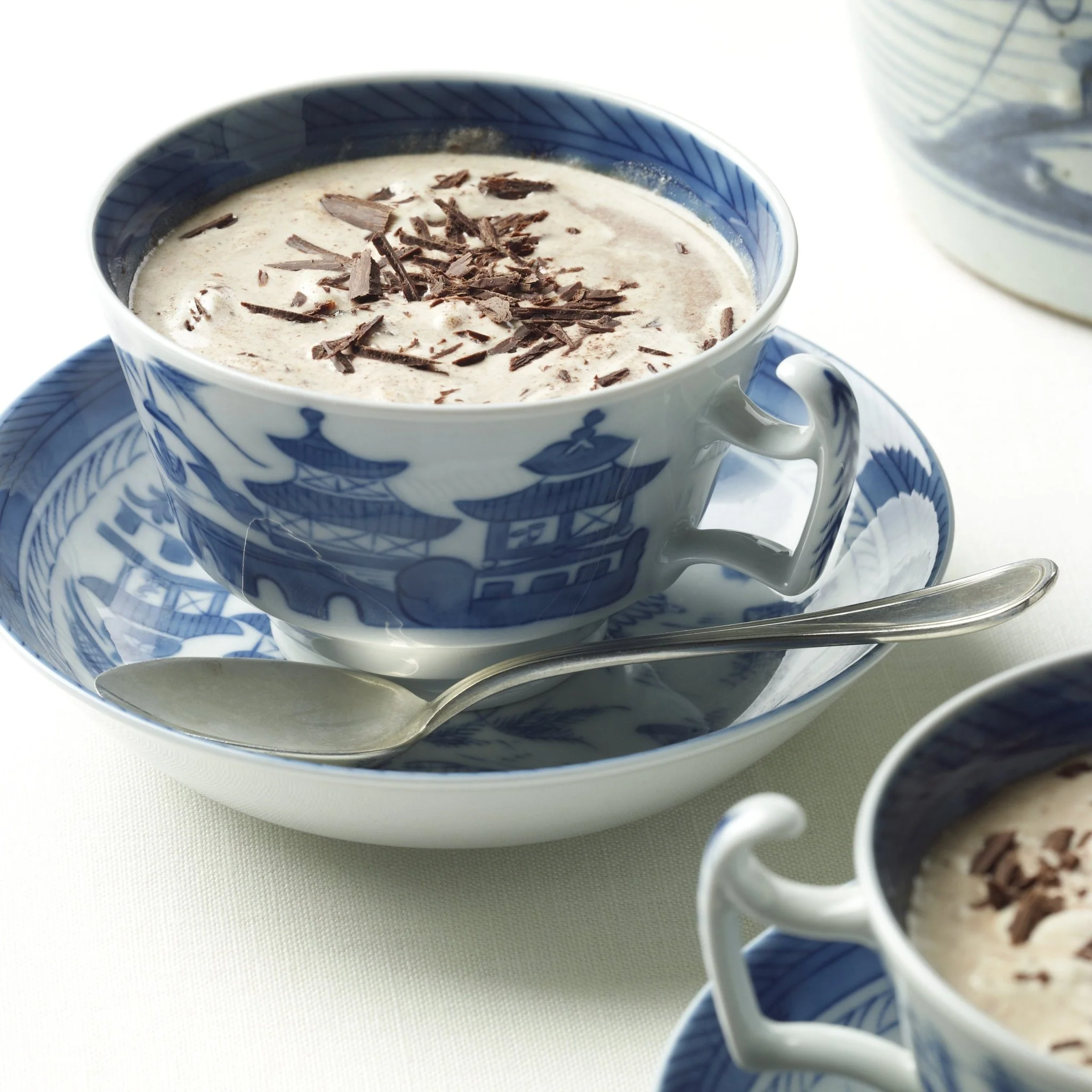 Blue Canton Cups & Saucers - Image 5