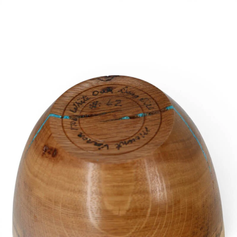 Mount Vernon Historic White Oak Wood Bowl #62 - Image 7