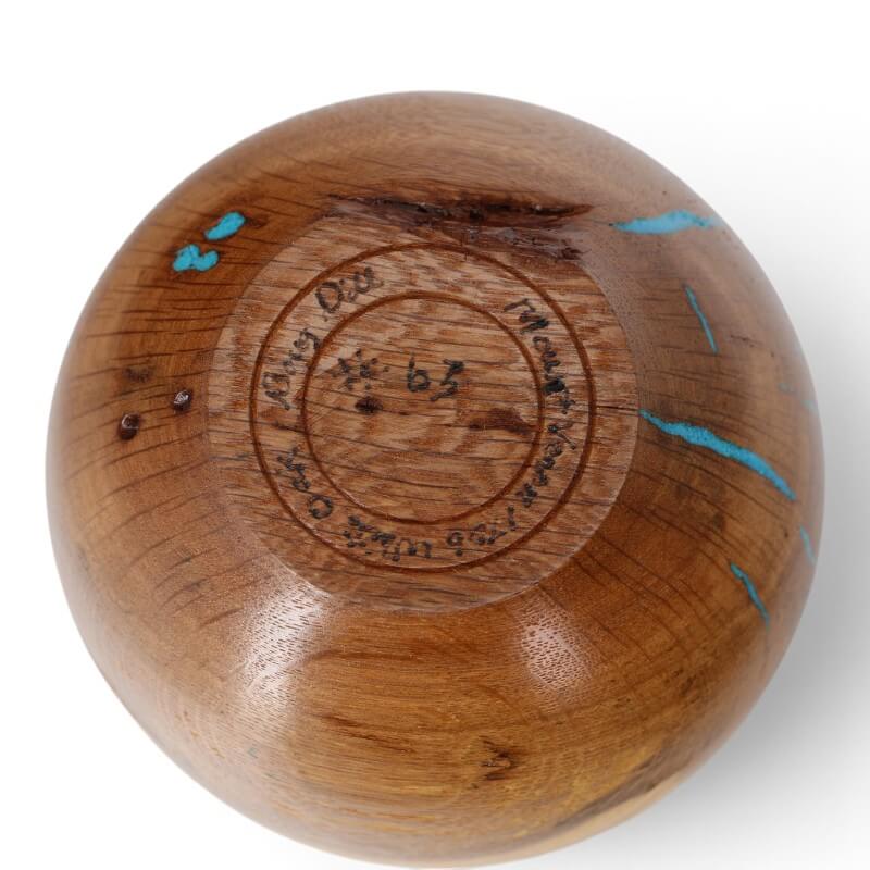 Mount Vernon Historic White Oak Wood Bowl #63 - Image 6
