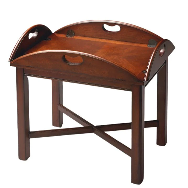 Carlisle Oval Wood Coffee Table- Cherry by Butler Specialty - Image 2