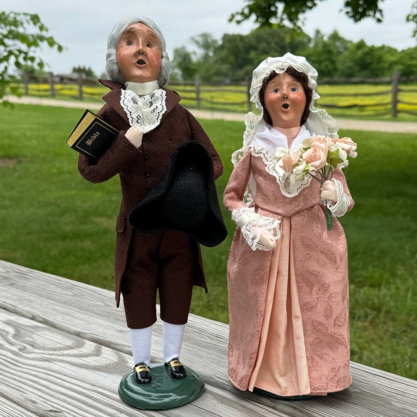 Byers Choice George Washington Inaugural Caroler - Image 5