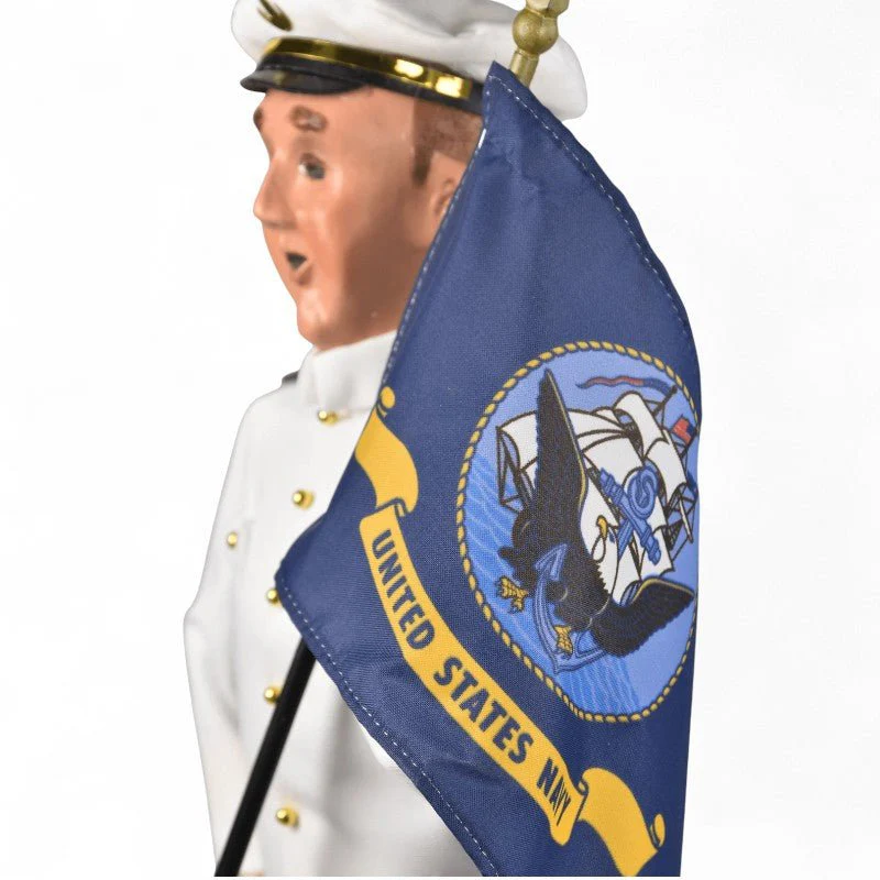 Byers’ Choice Navy Man Caroler – Military Collection - Image 5