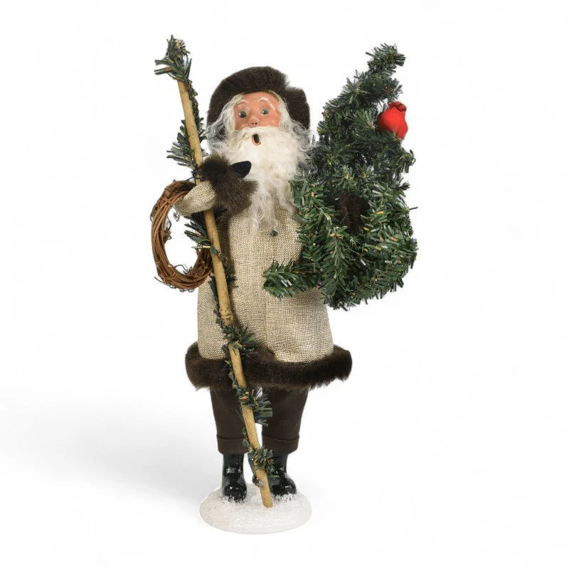 Byers’ Choice Rustic Santa Caroler - Image 2