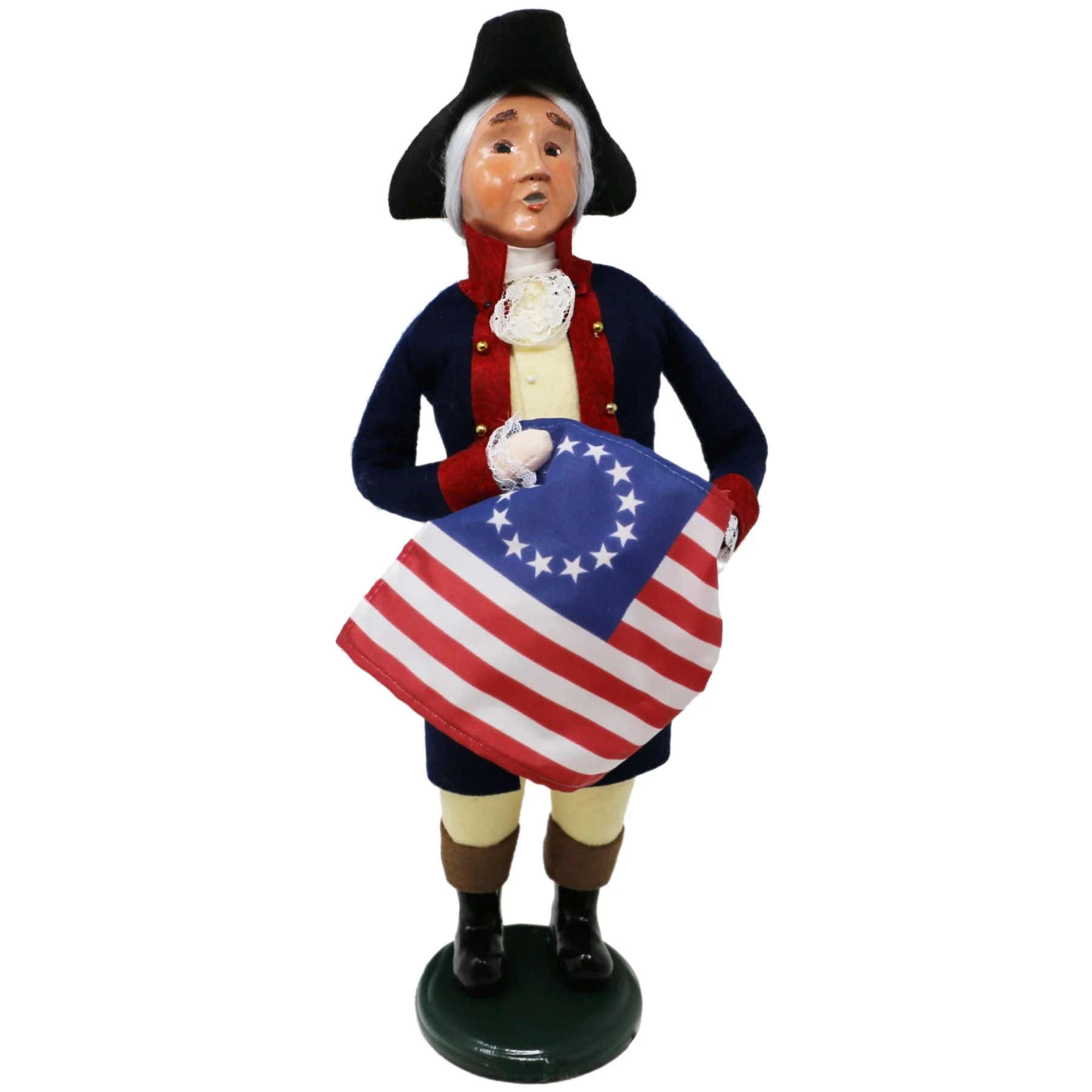Byers' Choice George Washington with Flag Caroler - Image 3