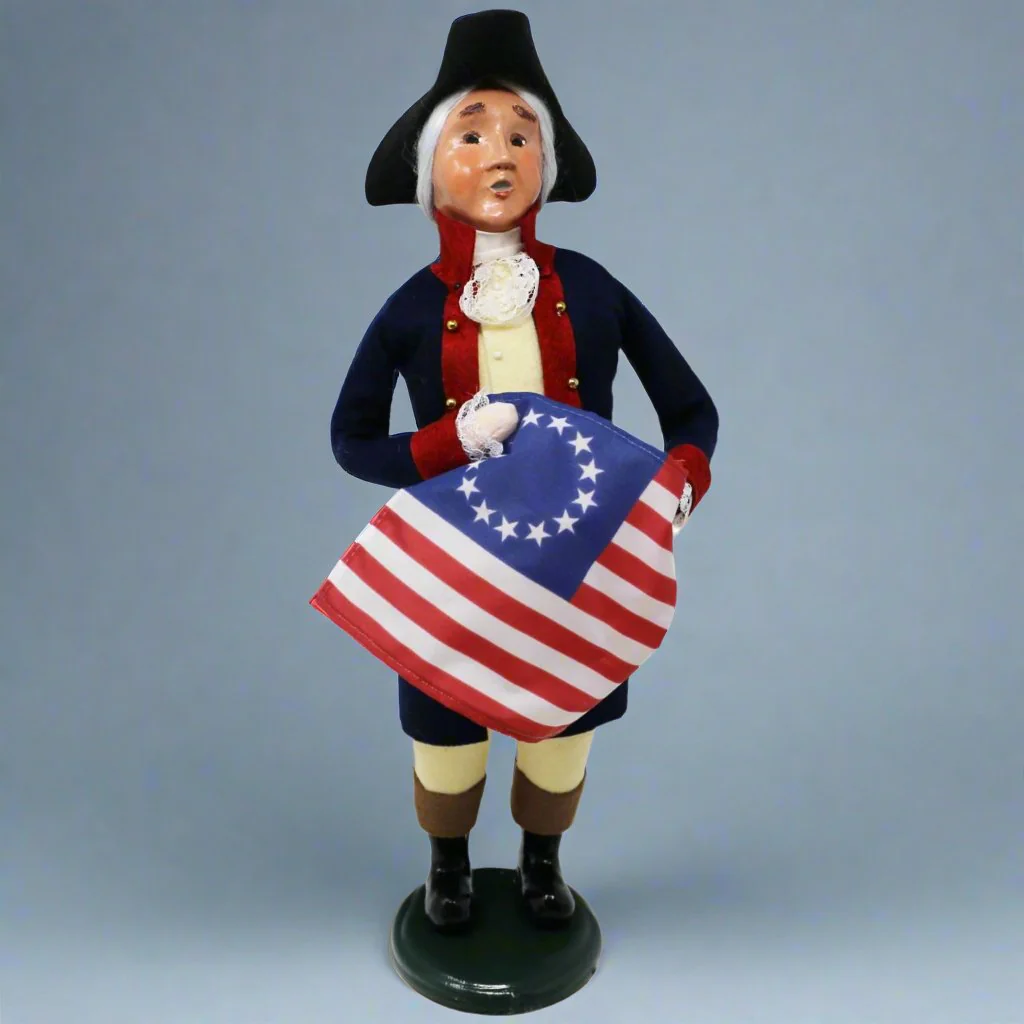 Byers' Choice George Washington with Flag Caroler - Image 7