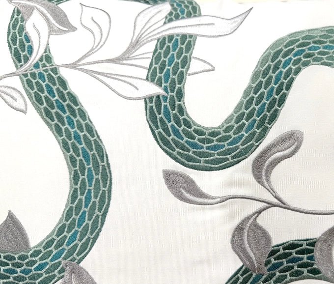 Garden Snake Indoor Outdoor Pillow - Image 3
