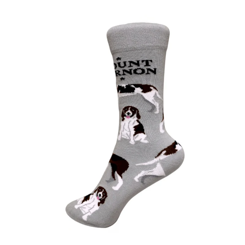Fox Hound Dog Mount Vernon Socks - Image 3