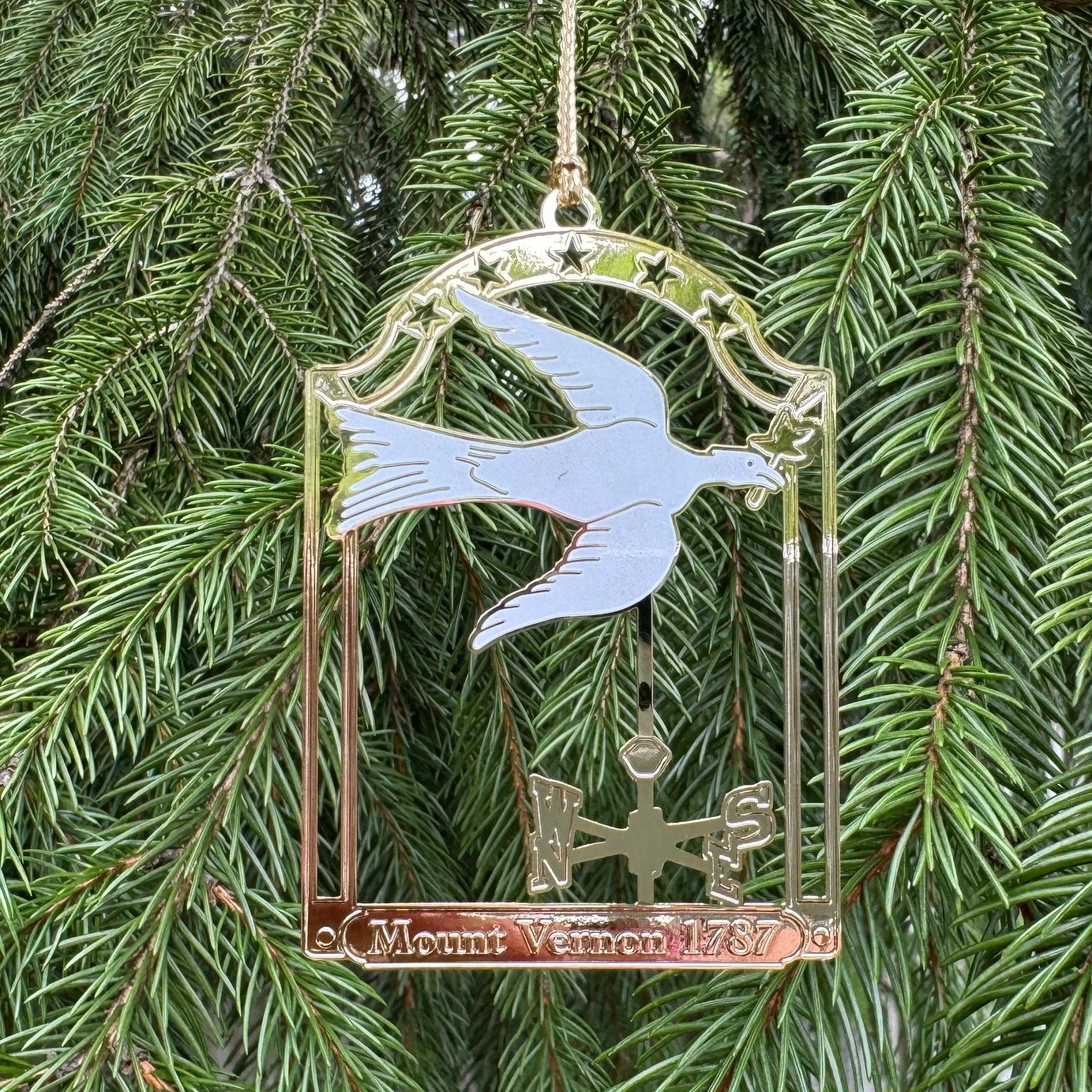 Mount Vernon Dove of Peace Ornament