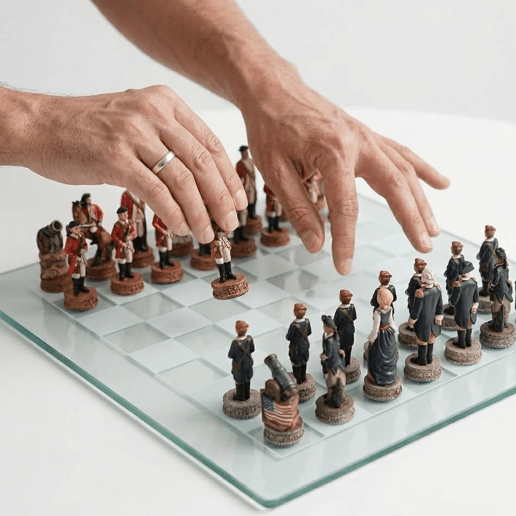 Chess Set American Independence - Image 3