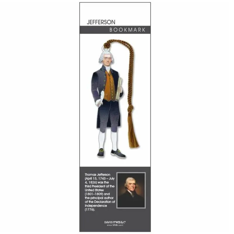 Thomas Jefferson Metal Bookmark - Image 4