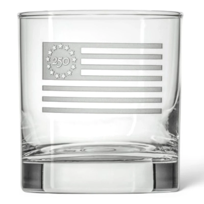 Glass Whiskey Betsy Ross Flag - Image 4