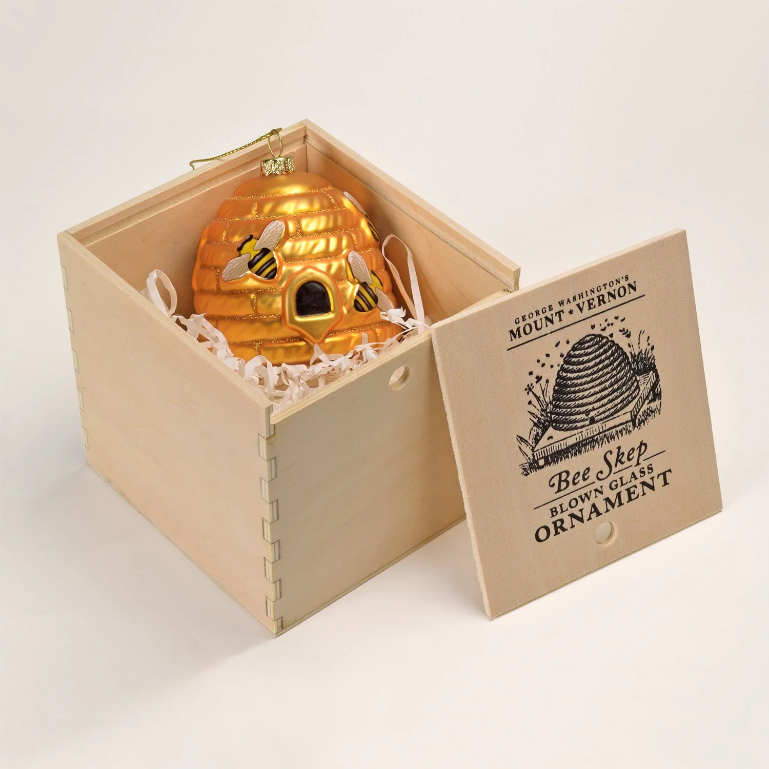 Bee Skep Mount Vernon Ornament - Image 3