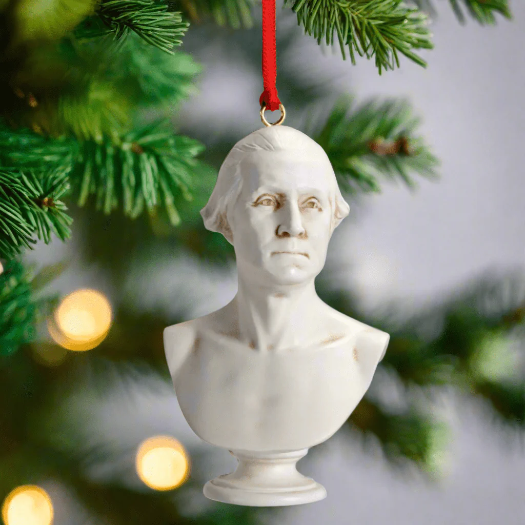 Mini George Washington Bust Ornament - Image 2