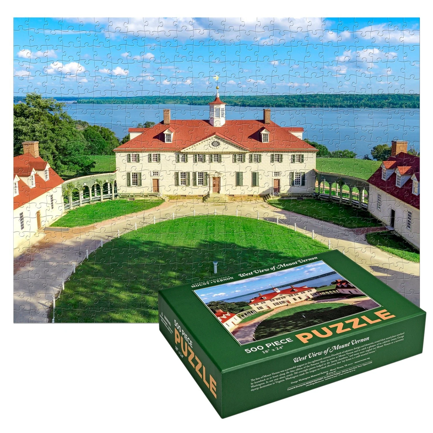 Mount Vernon West Front Puzzle