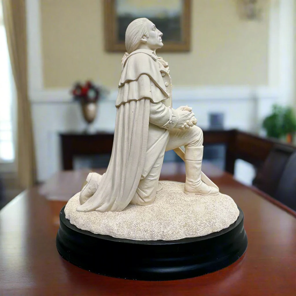 General George Washington Prayer Sculpture - Image 4