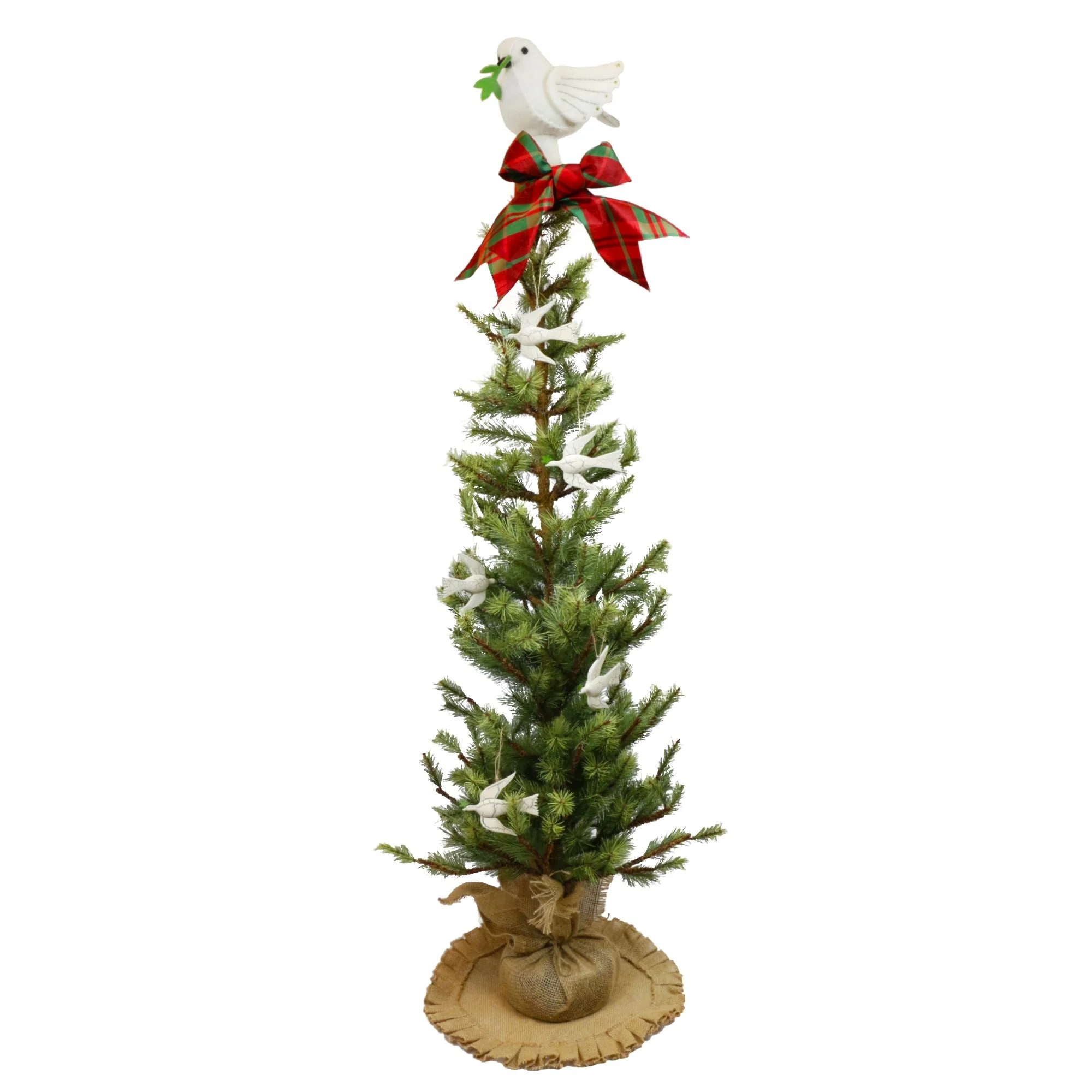 Dove of Peace Felt Tree Topper - Image 4