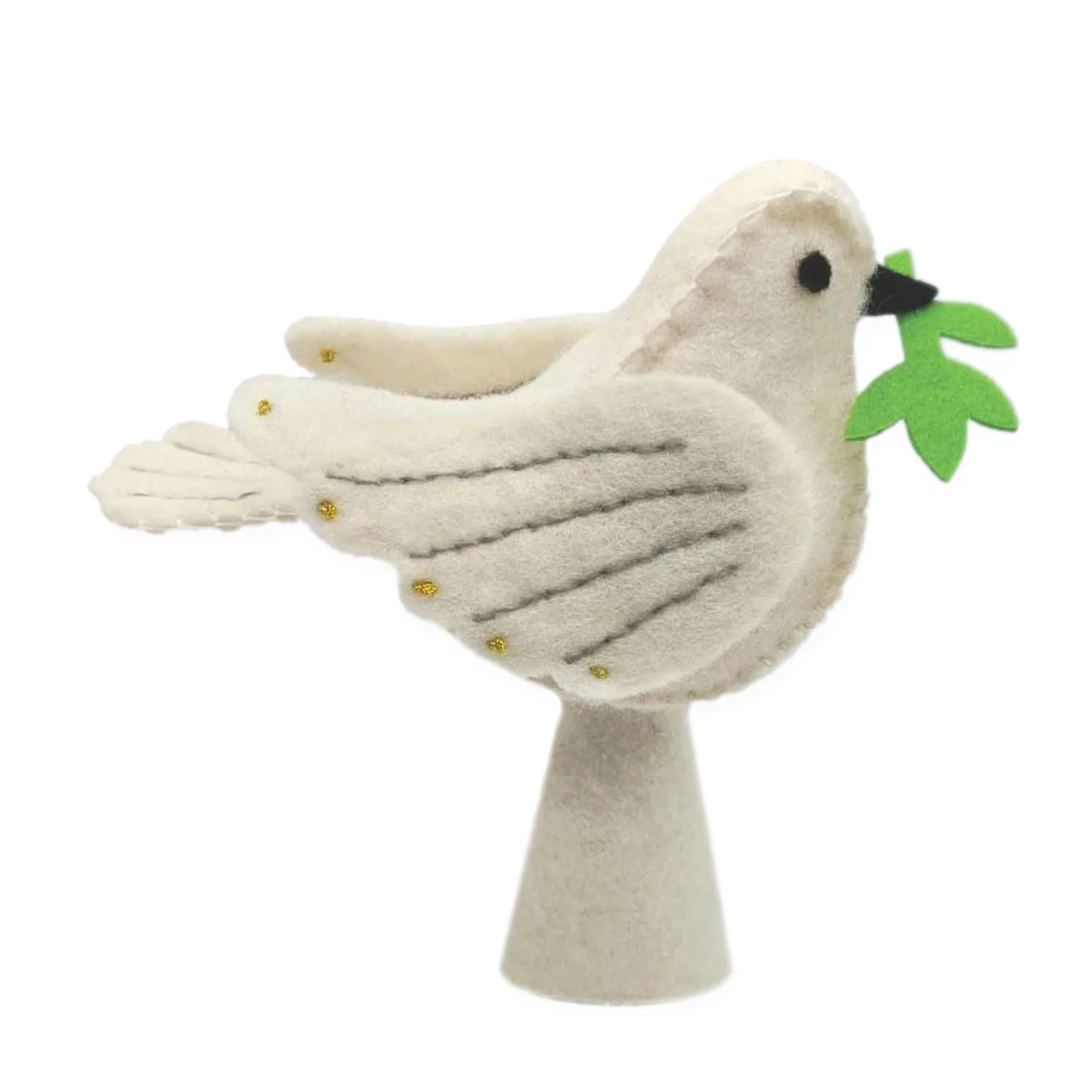Dove of Peace Felt Tree Topper - Image 5