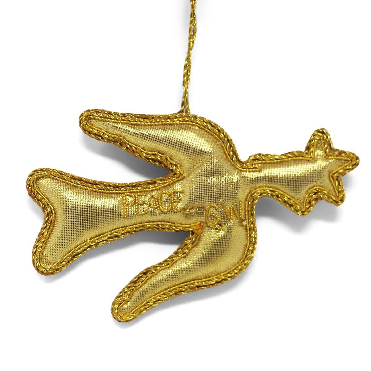 Embroidered Dove of Peace Ornament - Image 3