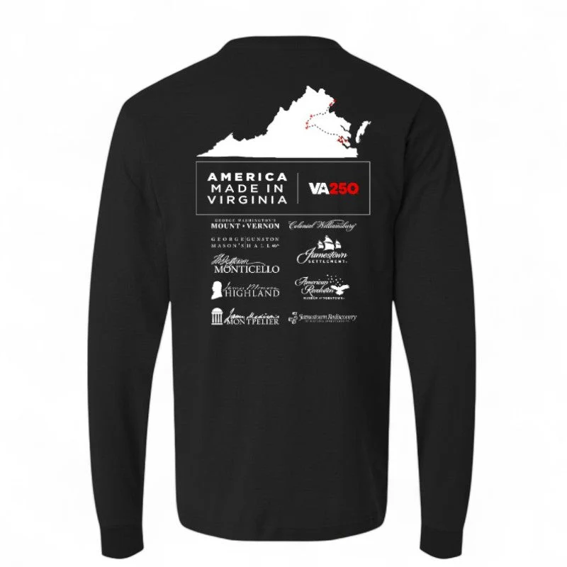 VA 250  Historic Museums Collaboration Long Sleeve T-Shirt - Image 3