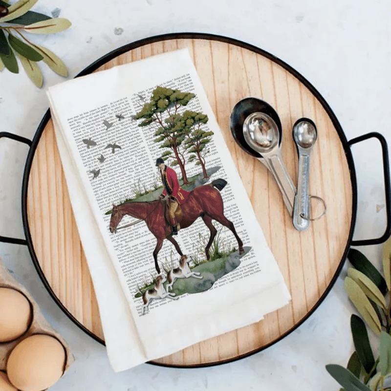 Vintage Hunter Flour Sack Tea Towel - Image 3