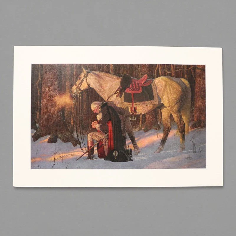 George Washington’s Prayer at Valley Forge – Foam Canvas Print - Image 5