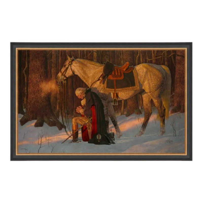 George Washington’s Prayer at Valley Forge – Foam Canvas Print - Image 6
