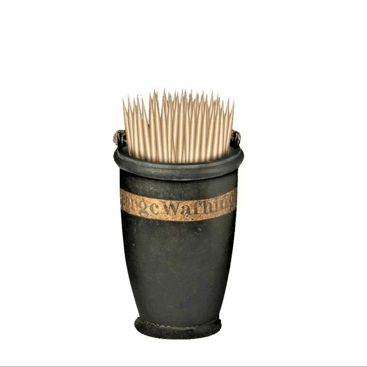 Fire Bucket Toothpick Holder