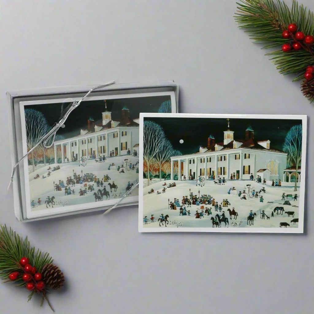Folk Art Mount Vernon, East Front Christmas Cards - Image 2