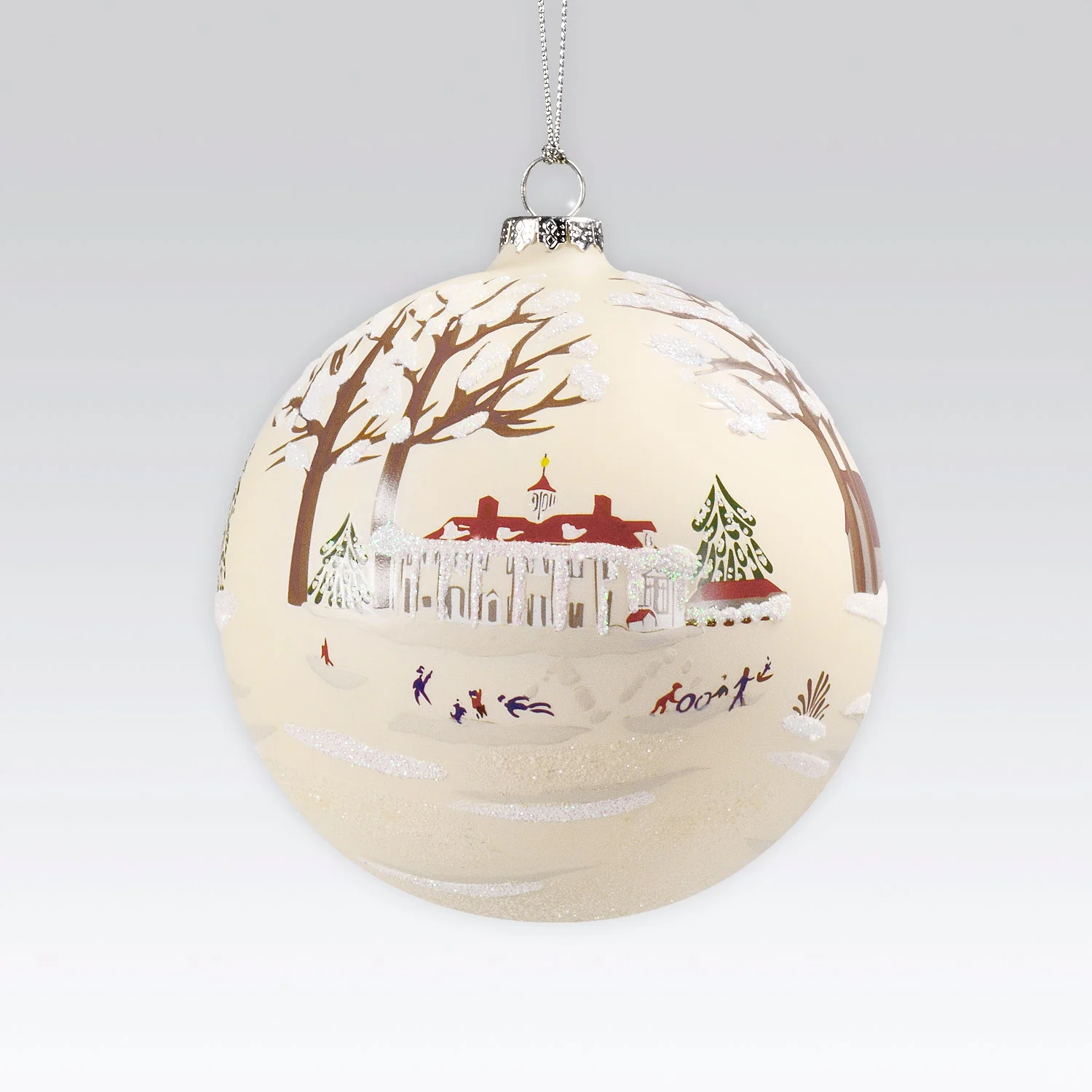 Winter Wonderland Mount Vernon Glass Ball Ornament - Image 2