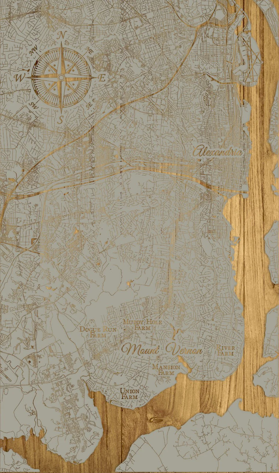 FP2075 - Mount Vernon, VA Engraved Map (Collective) - Image 5