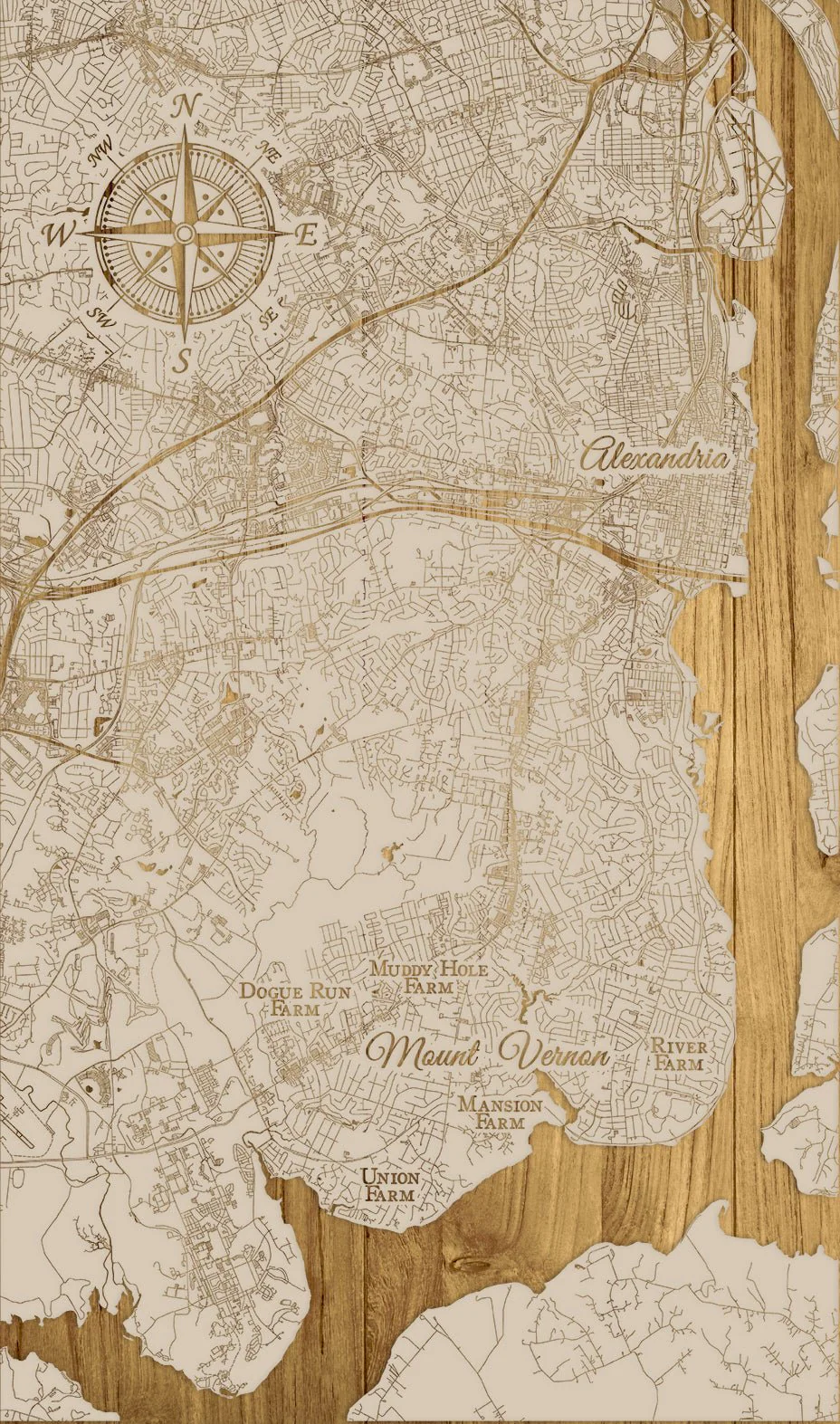 FP2075 - Mount Vernon, VA Engraved Map (Collective) - Image 6