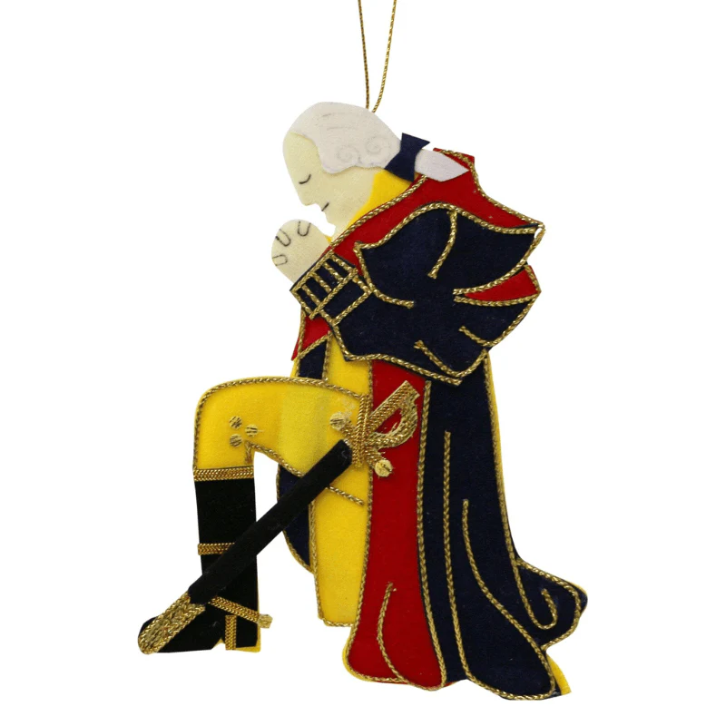 George Washington at Prayer Ornament - Image 2
