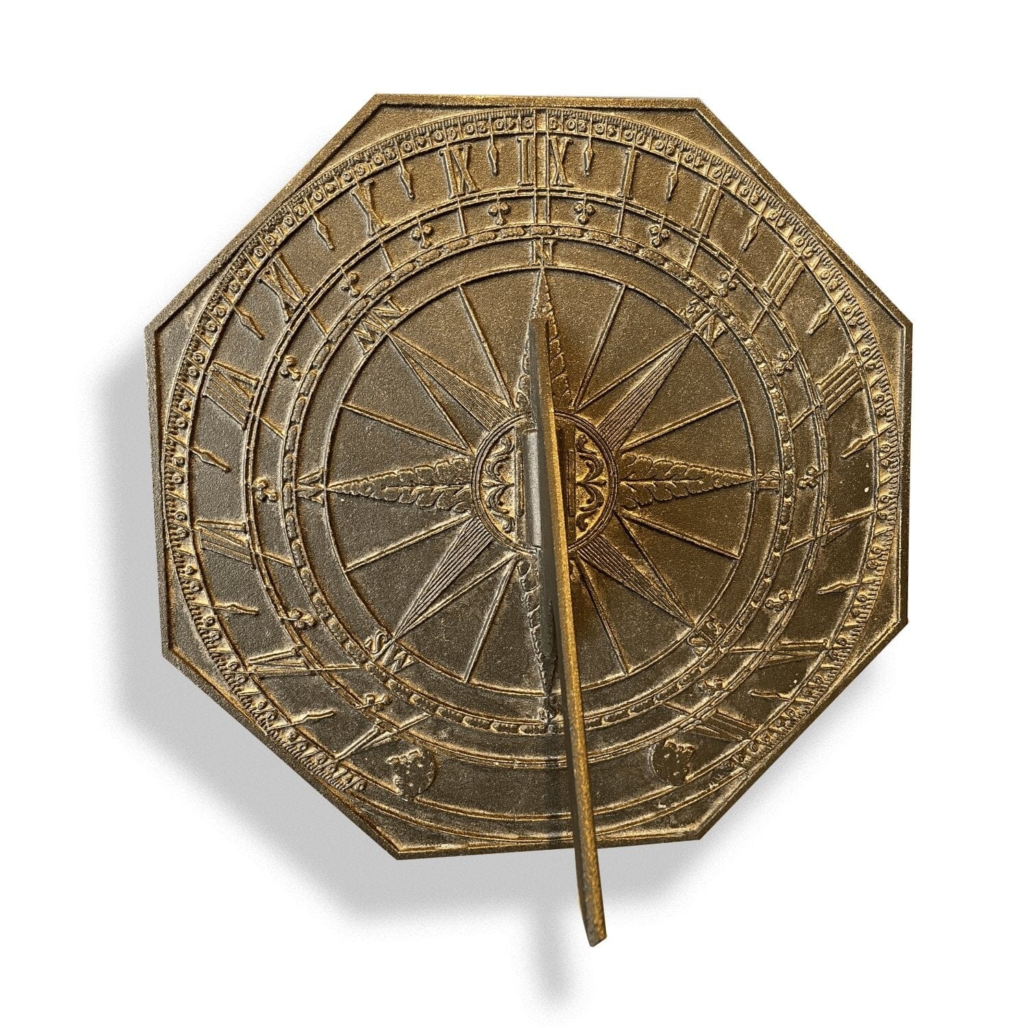 George Washington Sundial with Aged Bronze Finish - Image 3