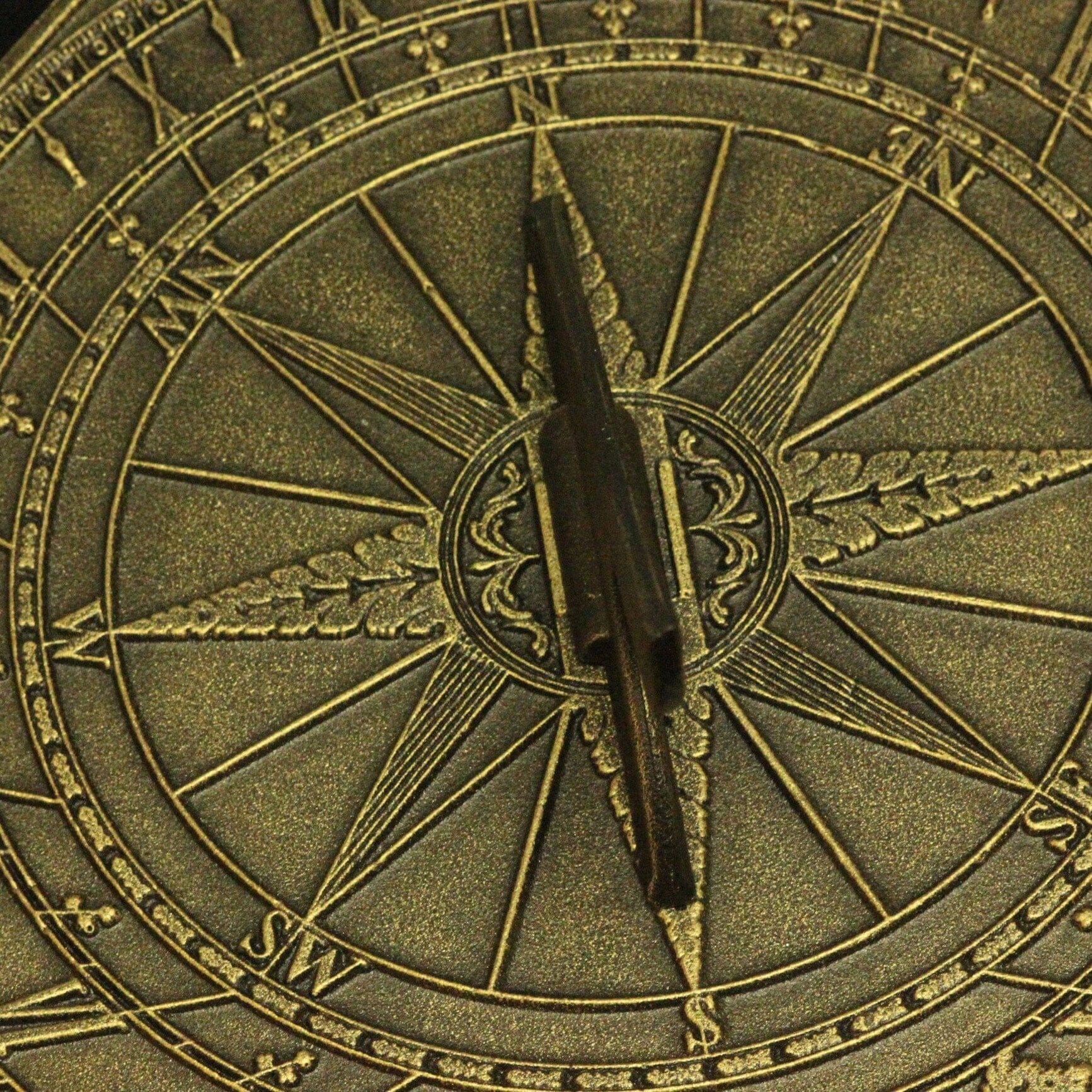 George Washington Sundial with Aged Bronze Finish - Image 5
