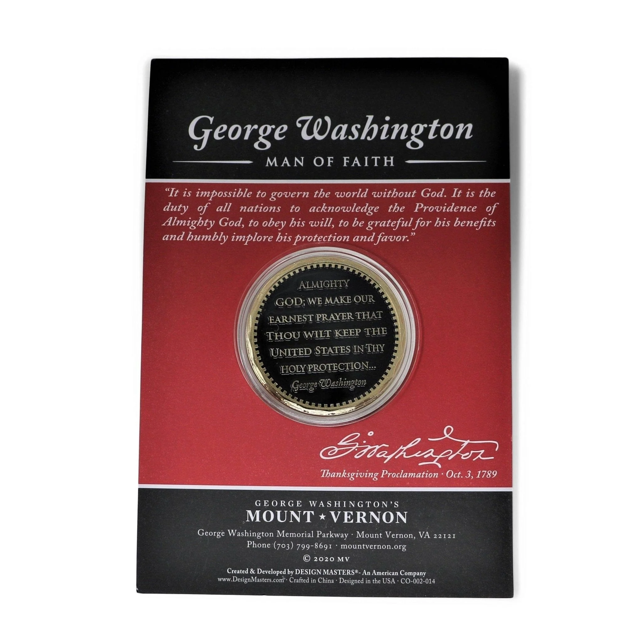 GW in Prayer Challenge Coin - Second Edition - Image 4