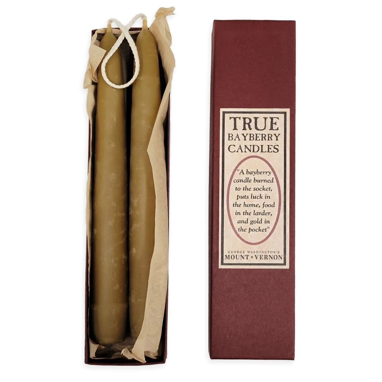 Hand Dipped 8" True Bayberry Candles - Image 3