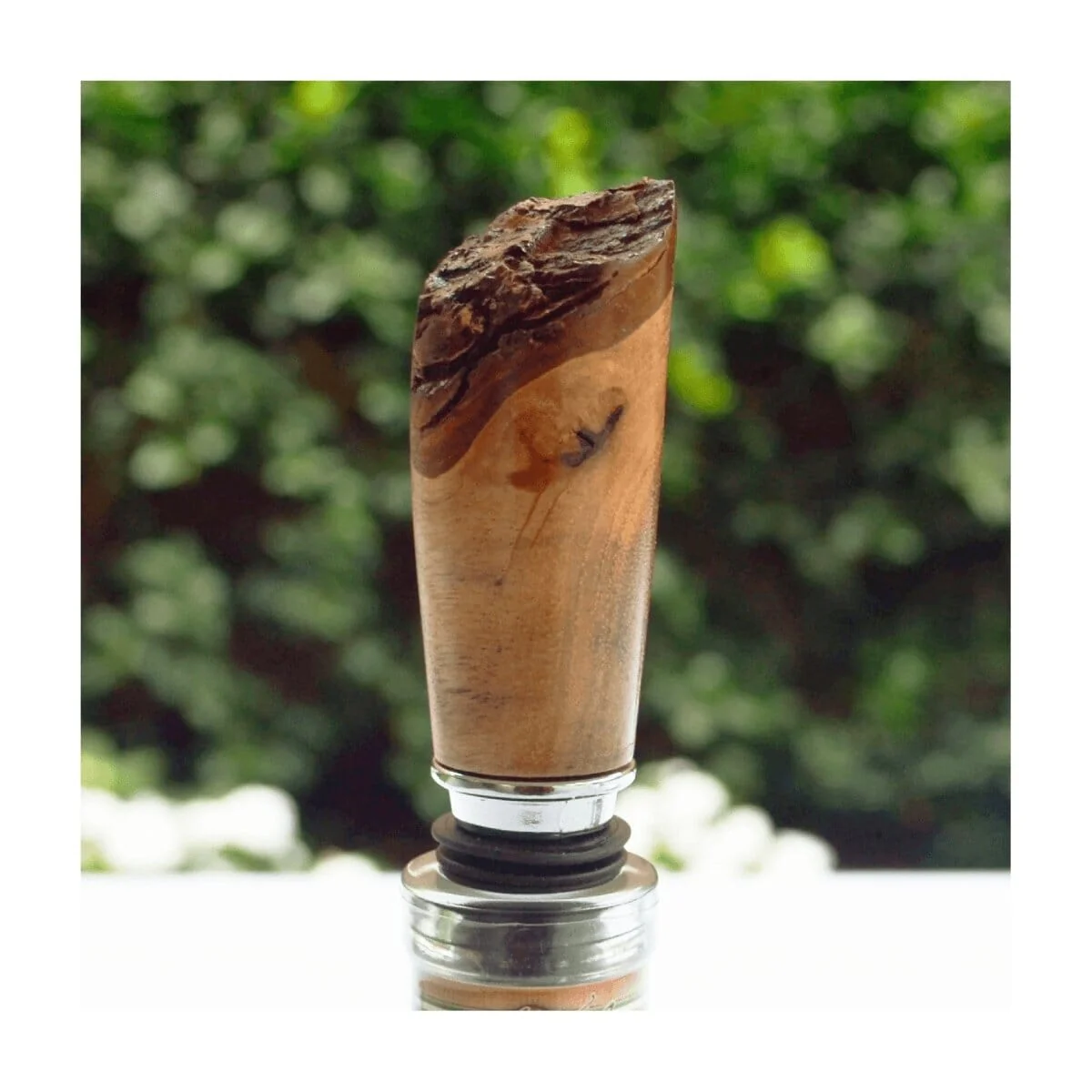 Historic Raw-Edged Wood Bottle Stopper - Wine Stopper - Image 3