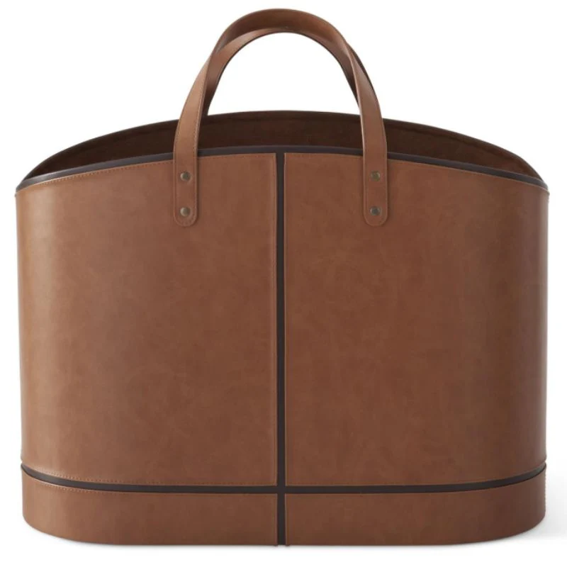 Saddle Brown Ultra Suede Basket - Image 2
